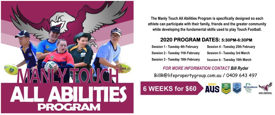 MANLY TOUCH ALL ABILITIES PROGRAM