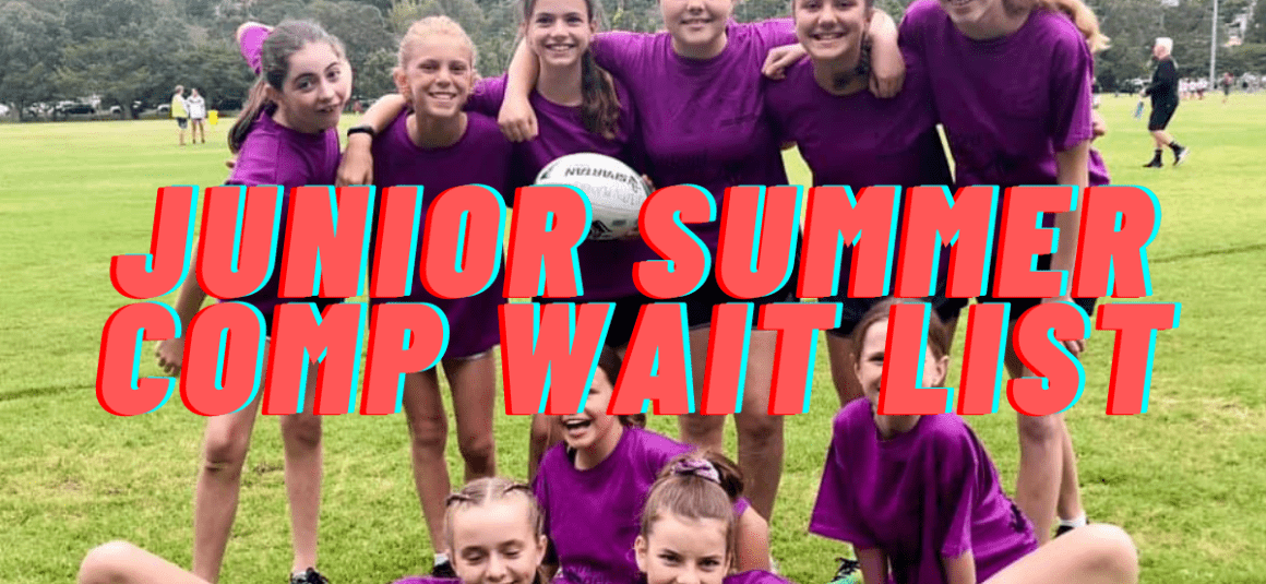 2022 JUNIOR SUMMER COMP WAIT LIST